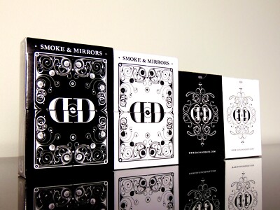 トランプ Smoke & Mirrors V8 Dan&Dave Smoke & Mirrors V8 (Black & White) Playing Cards Set by Dan & Dave