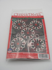 The Beadery "Ring in Season" bell Wreath Ornament Kit -10 Ornaments - 6222 -NEW