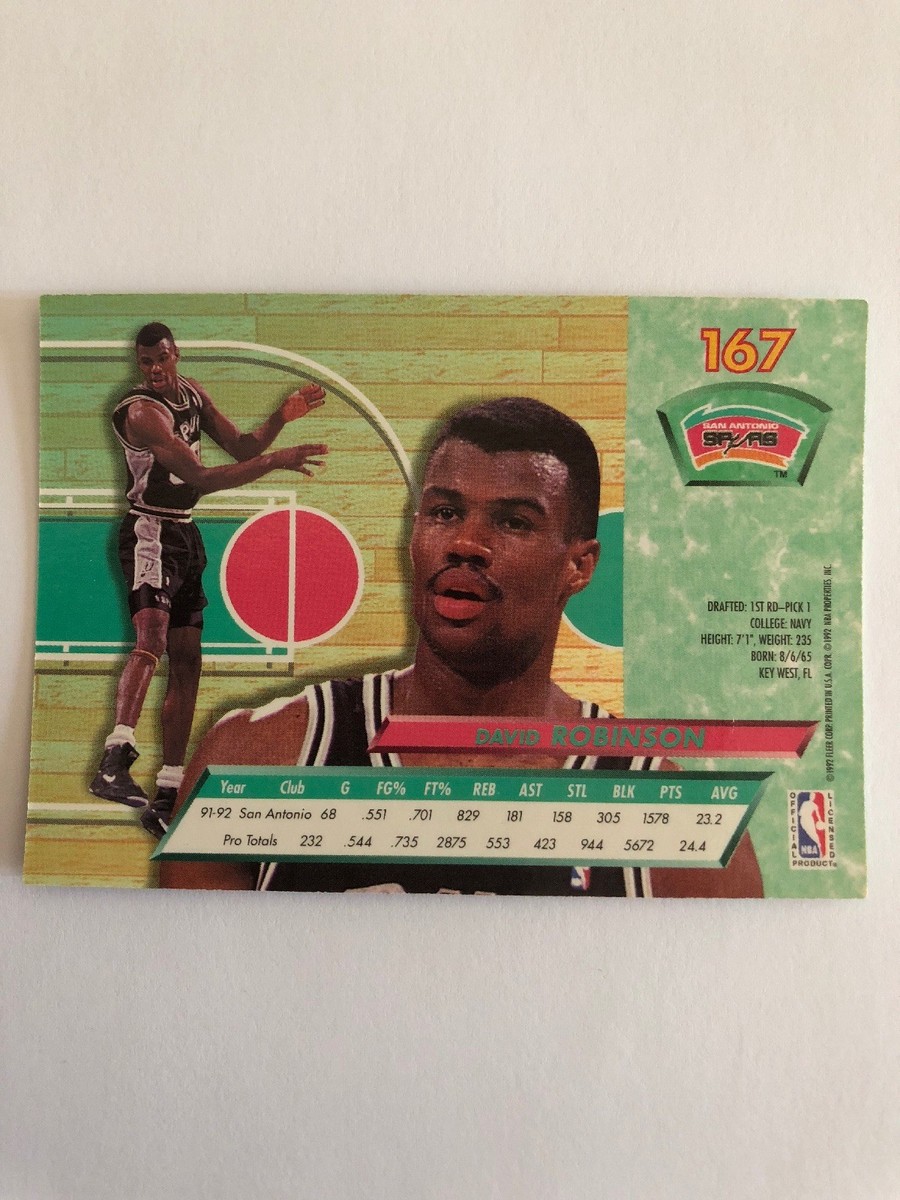 その他 NBA David ROBINSON 1of1 David Robinson - NBA San Antonio Spurs - 92-93 Fleer Ultra