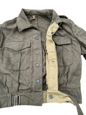 WW2 Era Battle Dress Jacket Ike Dads Army WWII Style Authentic EU Made Antique