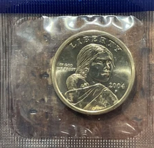 2004-P Sacagawea Native American Dollar from Mint Set in Mint Cello - Ships Free
