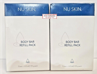 NU SKIN BODY BAR REFILL PACK 5個入り Nu Skin Nuskin Body Bar Refill Pack Soap Free 4 oz (5 Bars) Box