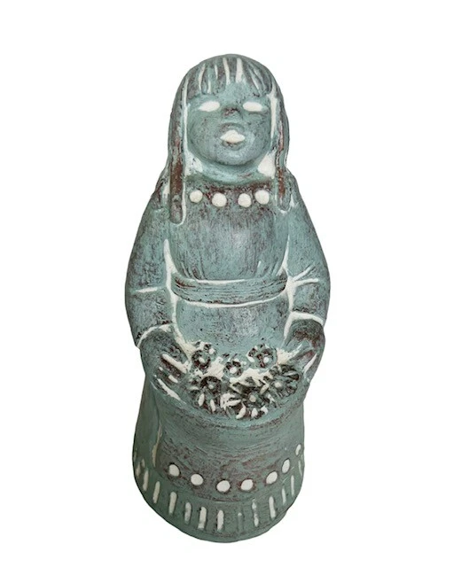 Isabel Bloom signed concrete stone sculpture figurine inuit angel