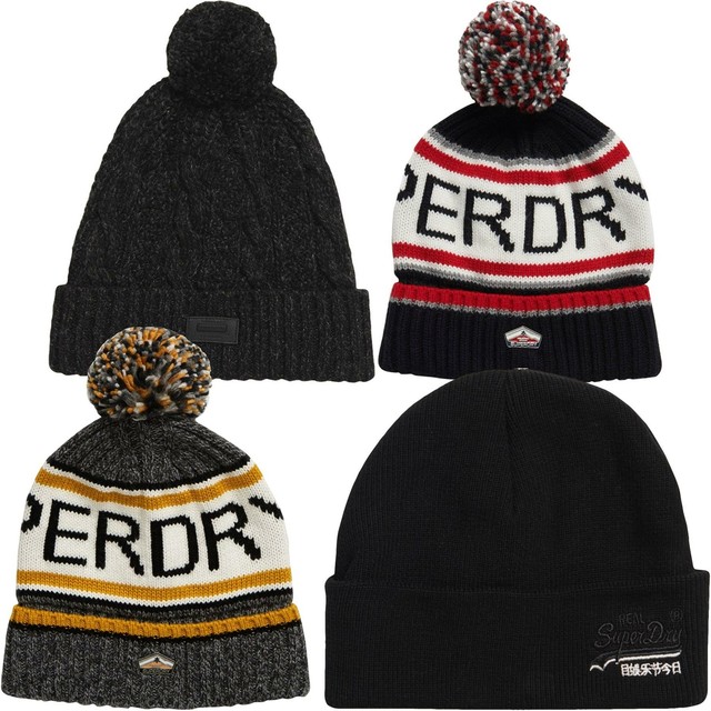 superdry bobble hat