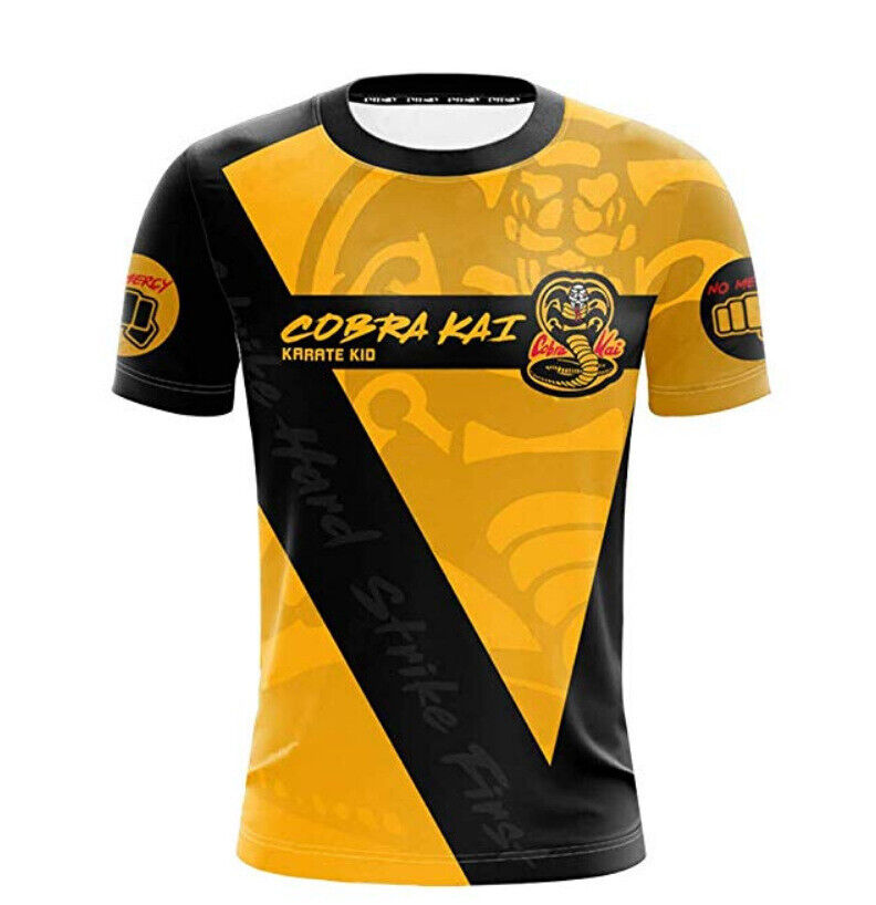 The Karate Kid Cobra Kai Unisex Men Women Short Sleeve Costume T-Shirt Top