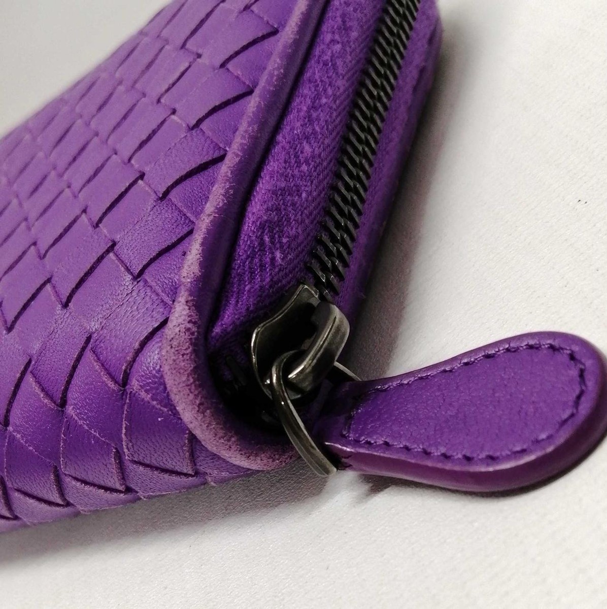 BOTTEGA VENETA レザー ポーチ 紫 Bottega Veneta Purple Leather Pouch ○ Labellov ○ Buy and