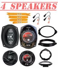 Front 6x9" 800W Rear 6.5" 400W Speakers set for 2014-2022 Silverado Sierra