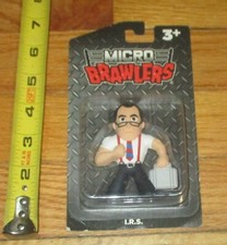 2023 IRS Irwin R Schyster Micro Brawler Wrestling Figure NWA WWF WCW WWE