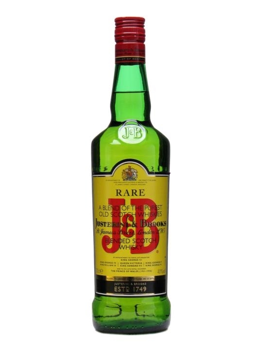 1 bott. J&B RARE a blend of the purest old Scotch Whisky J & B SCOTLAND