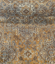 Upholstery Swavelle Riggs Damask Sienna Pecan Chenille Fabric By The Yard