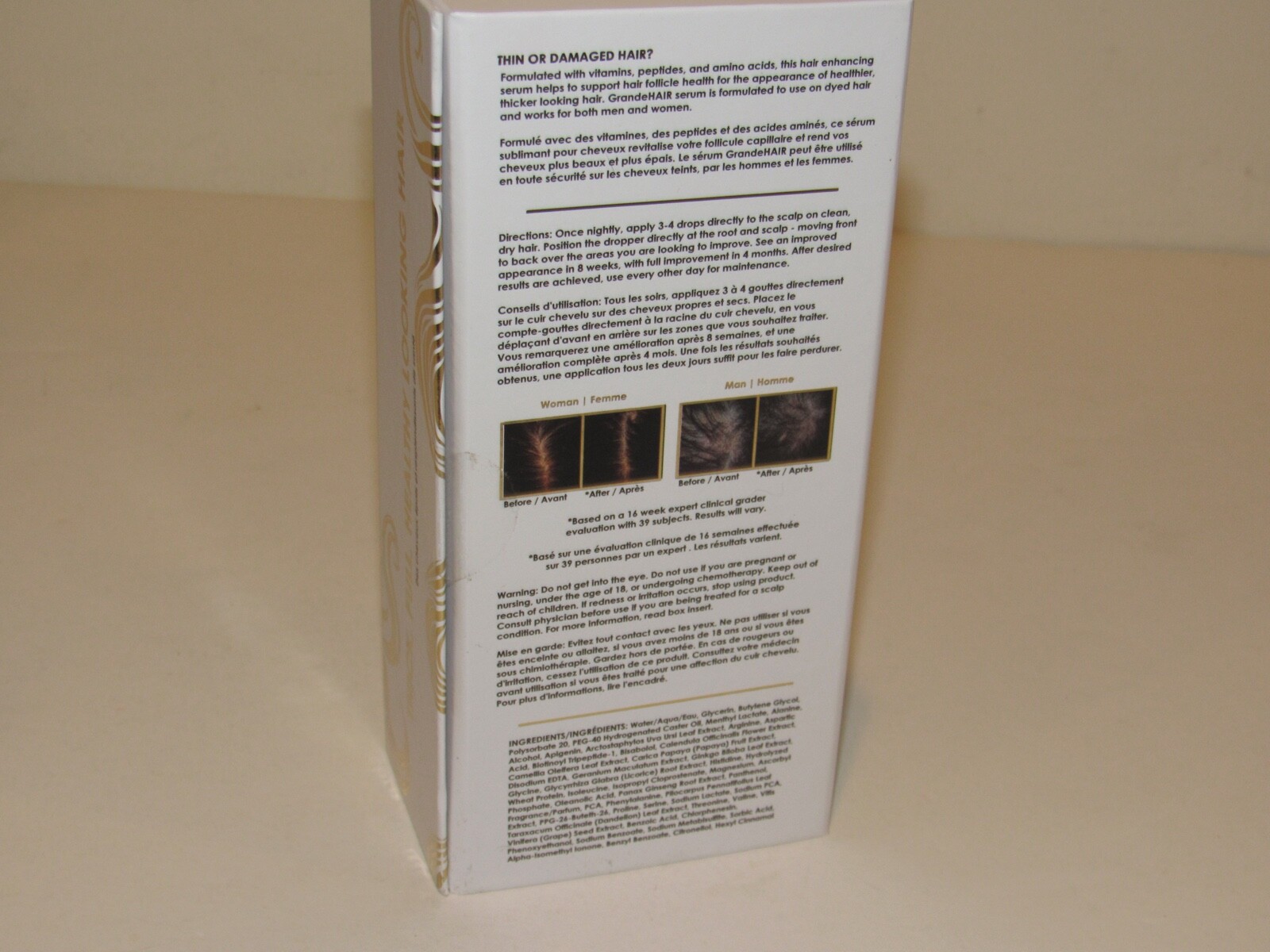 Grande Hair Enhancing Serum 1.35 Oz 40 mL GrandeHair Cosmetics Full