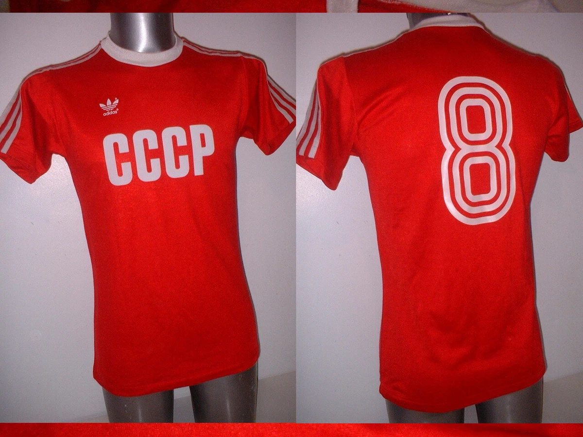 URSS Rusia Adidas Mediana Vintage CCCP Camisa Camiseta Camiseta | eBay