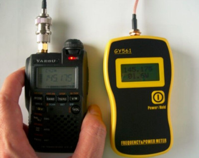 GY561 RF digital power meter & frequency counter for 2-Way Radio w/ SMA-F cable