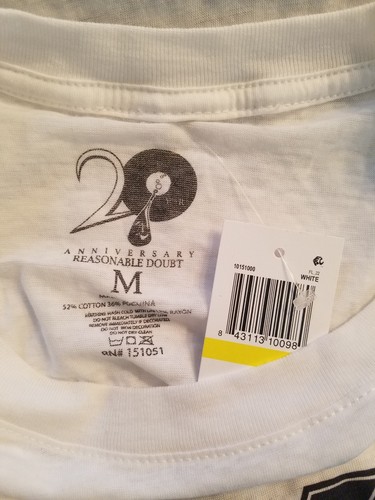 Merch Traffic juniors M JAY-Z graphic T-Shirt white - Picture 5 of 5