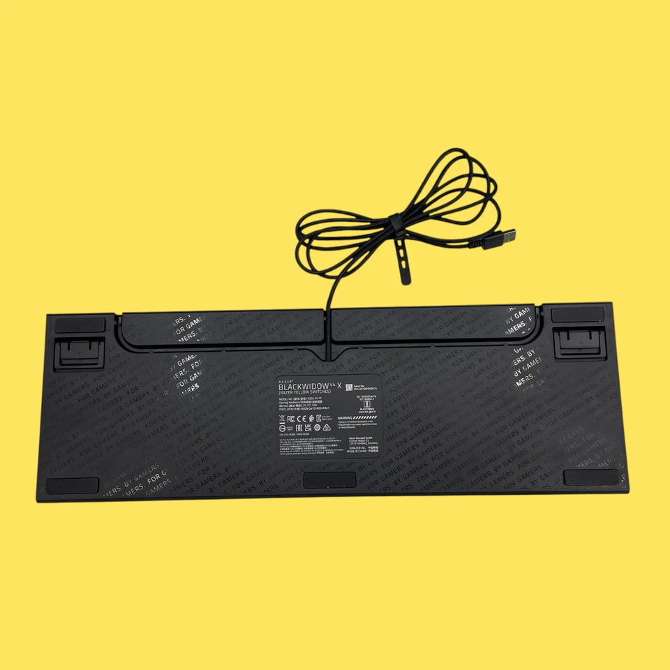 FOR PARTS Razer Blackwidow V4 X Keyboard Yellow Switch RZ03-0470 #4486 z43b19 - Image 2 of 4