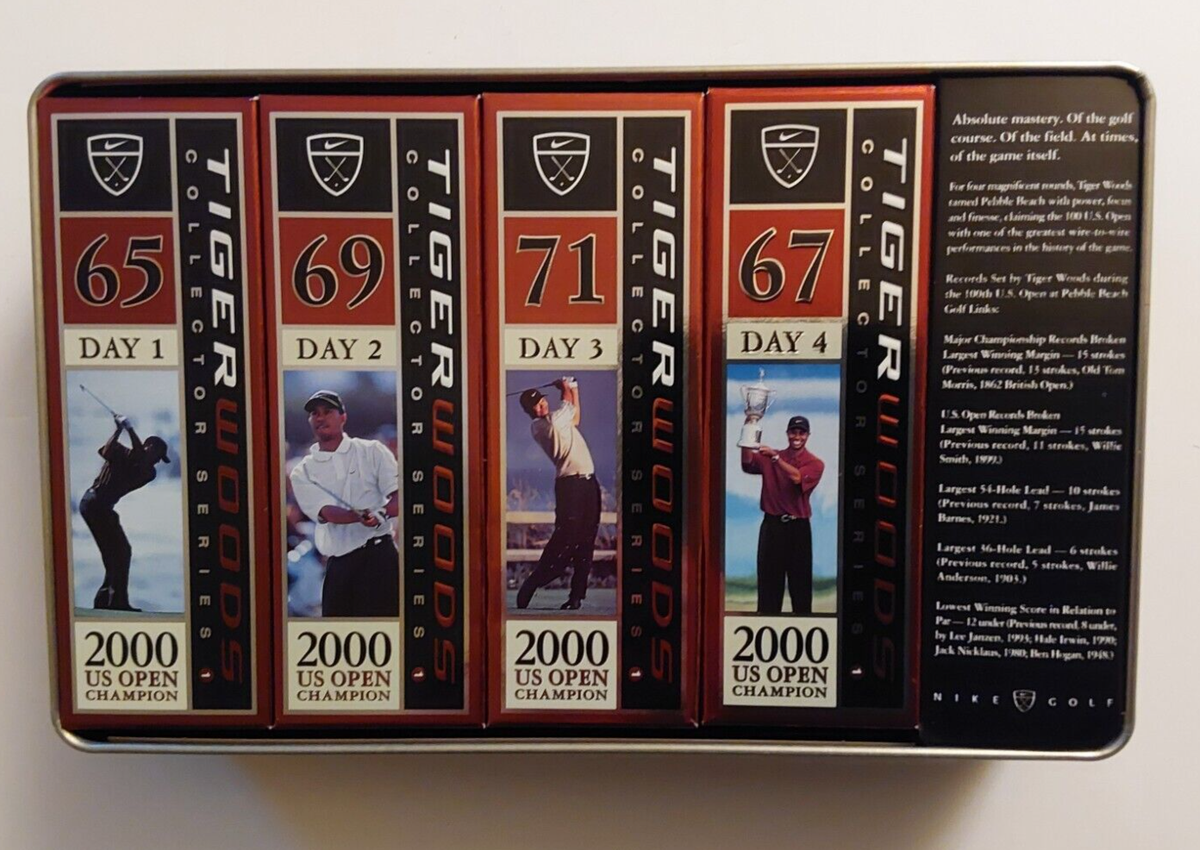 Nike Tiger Woods Collector 2000 US Open Series 1 Dozen Golf Balls