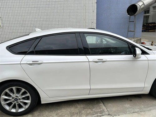 Chrome Delete Blackout Overlay For Ford Fusion 2013-2020 Window Trim - Picture 11 of 23