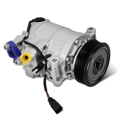 Compresseur Clim For Audi A4/A6/Seat Exeo 3R5 2000-2013 4F0260805AE Aluminium - Photo 1/4