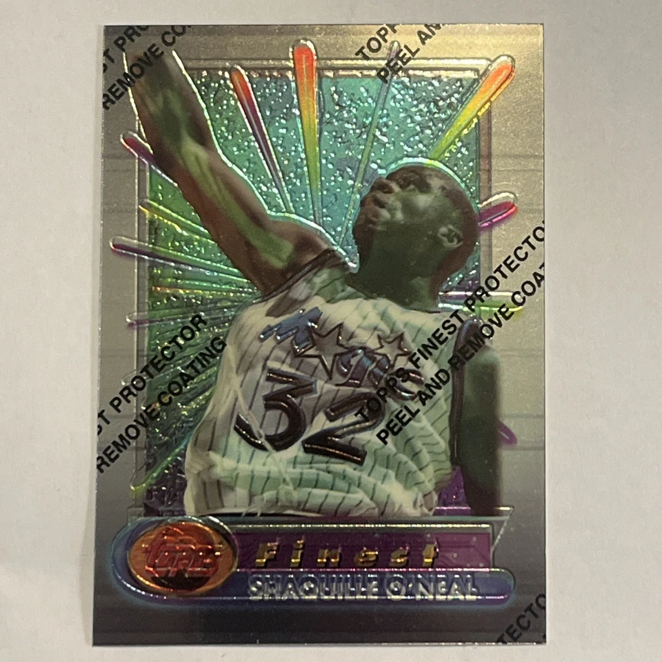 1994-95 Topps Finest - Refractor #32 Shaquille O'Neal Foto 2 de 3