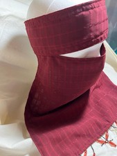 Burgundy Niqab Beaded Edge Trim Muslim Women Face Veil Islamic Abaya Hijab Match