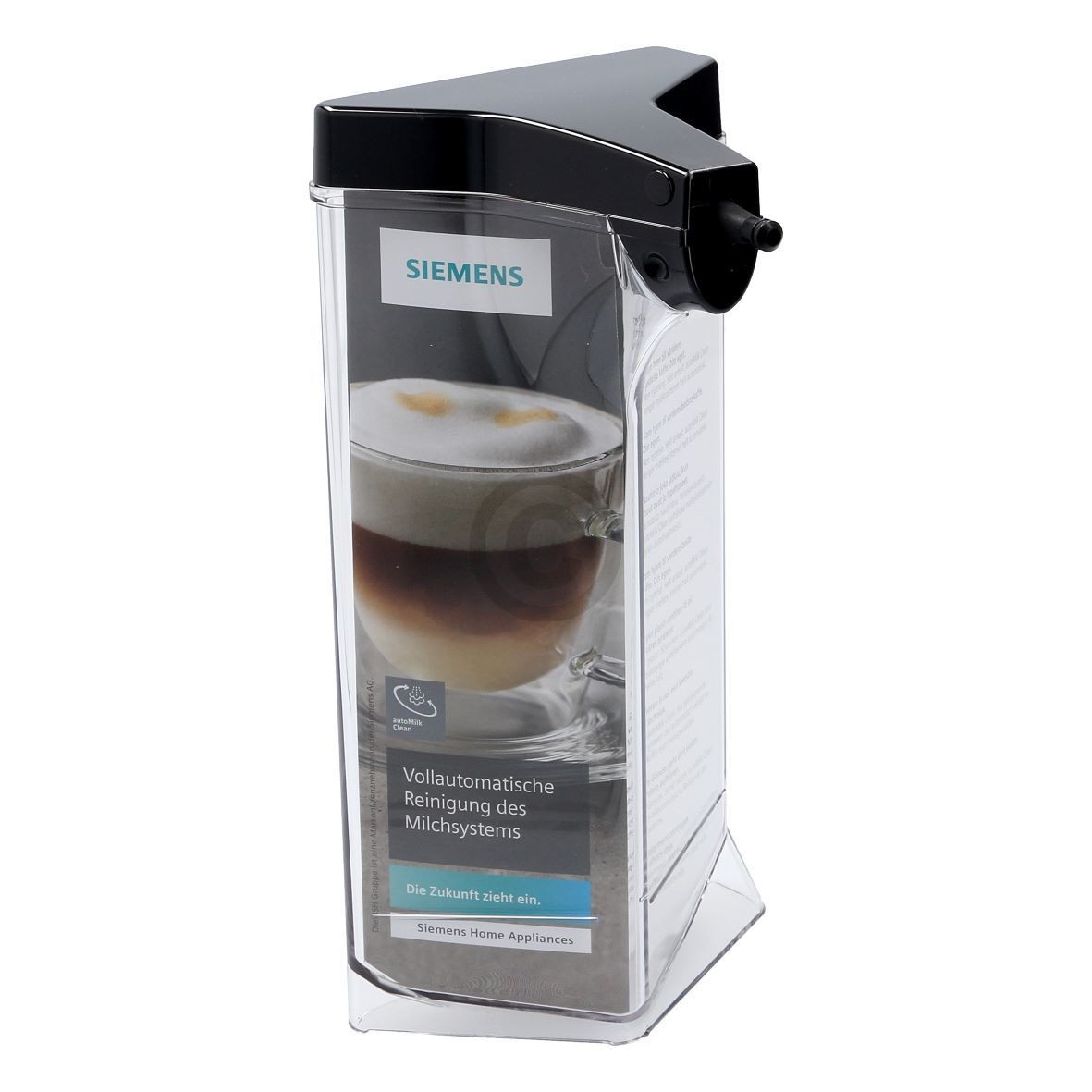 Milchbehälter 0,7L mit Deckel Schlauch Kupplung SIEMENS 11047848 Kaffeemaschine