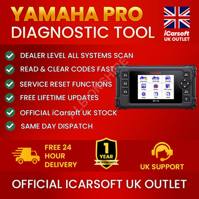 iCarsoft MT V6 Yamaha Diagnosegerät OBD2 Scanner Motorrad Steuergerät Fehlercode