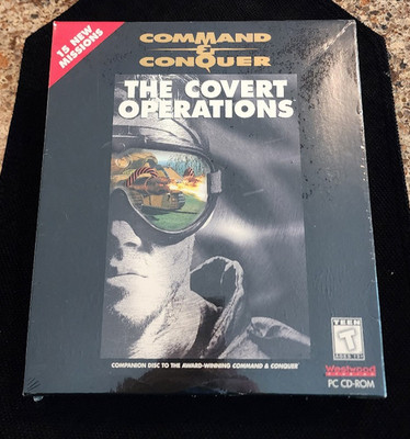 Command & Conquer: The Covert Operations (1996) CD-ROM Westwood Big Box - Sealed
