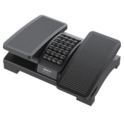 Mount-It! Ergonomic Footrest, Tilt Adjustable Individual Platforms, Height Ad...