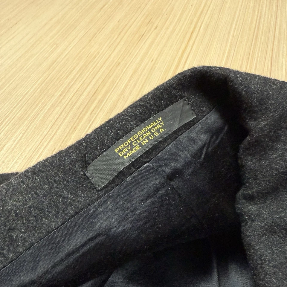 Abrigo Nordstrom Jacob Siegel Vintage Doble Pecho Años 90 Top Abrigo Hombre’s 50 XL Foto 4 de 4