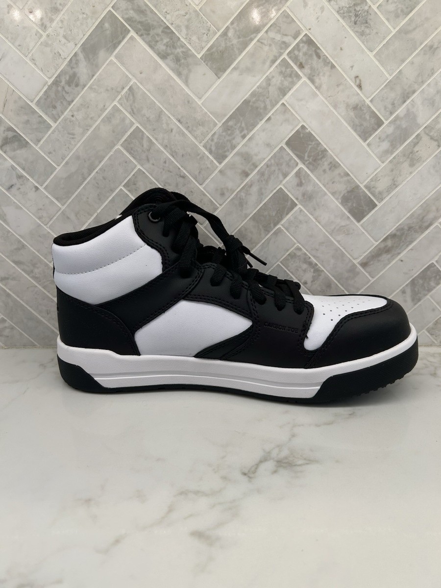 Keen Utility Mens Overton Mid CT Star White Black Leather Work Boots Size 9.5 D Men main image 4