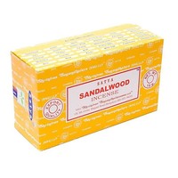 RäUcher Set RäUcherstäBchen Satya Sandelholz -- 15 G + Teelichthalter Blume Des
