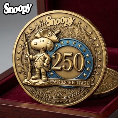 Snoopy 250th Anniversary 1776-2026 Commemorative Coin | eBay