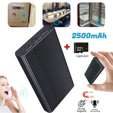 500hr Mini Hidden Spy Voice Activated Recorder Digital Audio Magnetic MP3 Player
