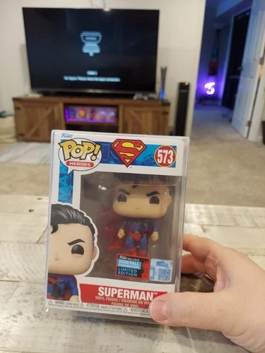 Funko Pop! Heros Superman (Comic Deco) #573 NYCC 2025 Fall Convention