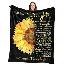 Christmas Daughter Gifts - Gift for Daughter for 60 X 50 Inch Black-daughter