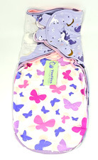 NEW Easy Swaddle Blanket, 3 Pack- 100 Cotton Newborn Wrap, Size Medium-NEW