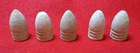 5 Dropped Civil War .58 Cal. Three Ring Bullets Recovered from Fort Fisher, SC