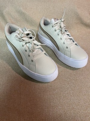 PUMA Women KAIA 2.0 Sneaker Alpine SnowGranola-PUMA White-Chocolate Chip S 8.5