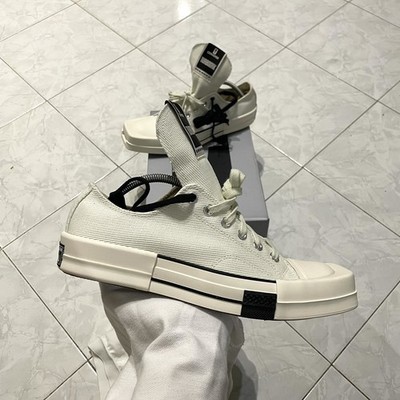 Rick Owens x Converse Drkshdw Turbo Chunk Low - Beige - Deadstock Gr. 42,5 EU