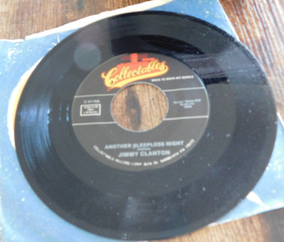 JIMMY CLANTON ANOTHER SLEEPLESS NIGHT / BACKFIELD IN MOTION 45 RPM RECORD 075
