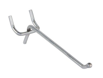 SSWBasics Pegboard Hooks 4'' Pack of 200, Chrome Finish, Peg Board Hooks