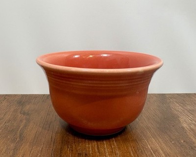 Fiesta Bouillon Cup   Persimmon   Retired Color   Homer Laughlin   Post-1986