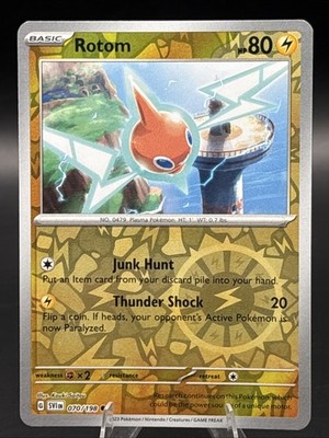 Rotom - 069/198 - Scarlet and Violet Base Set - Reverse Holo