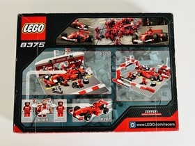 LEGO Racers / Speed Champions Formula 1 Ferrari F1 Pit Set 8375 Original Box | EOL 2005