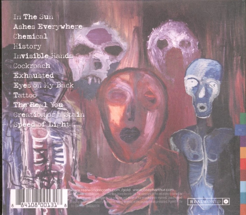 Joseph Arthur Come To Where I'm From CD Europa Real World 2012 In Gatefold-Karte - Bild 2 von 3