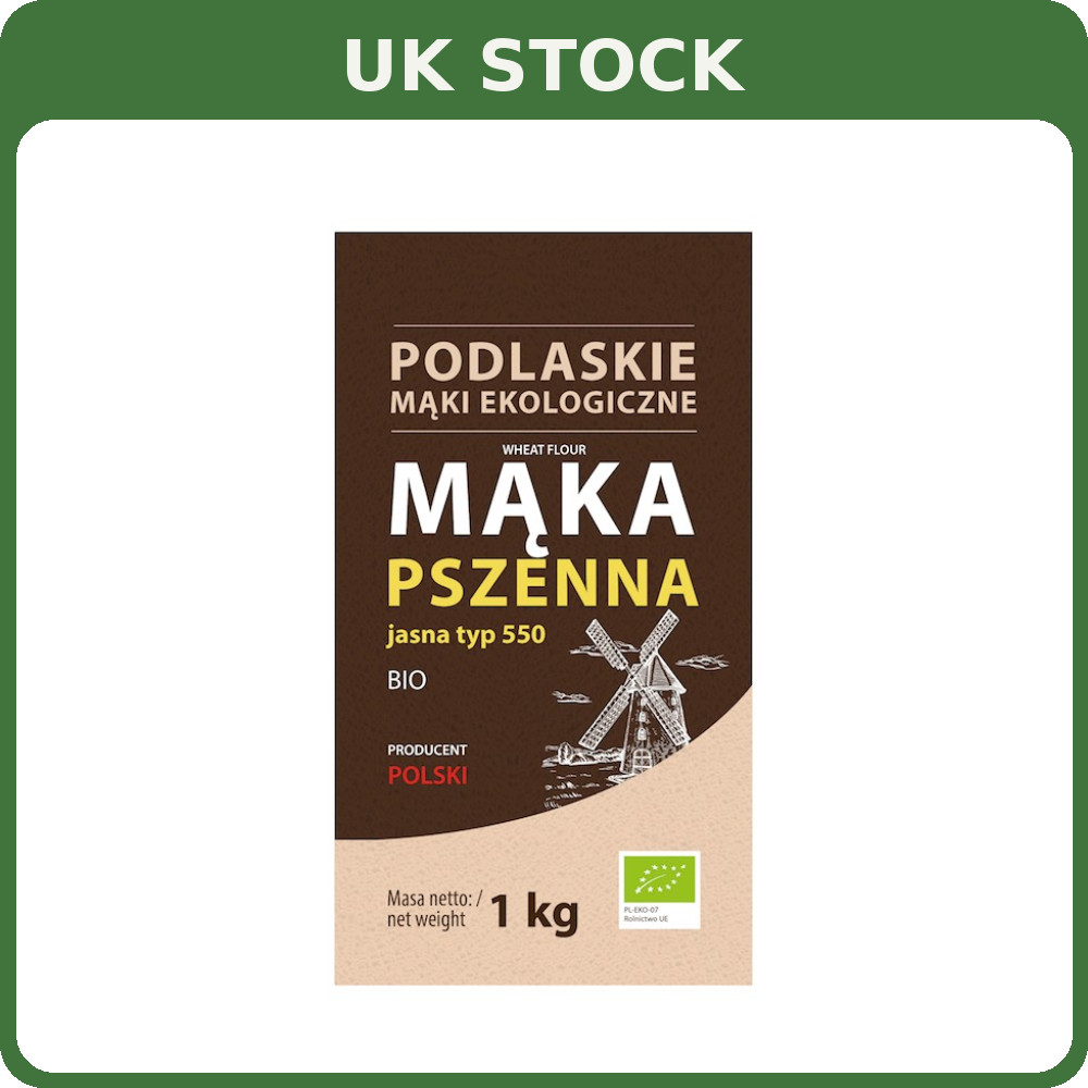 Organic LIGHT WHEAT Flour Type 550 1kg Bio Life (Mąki Podlaskie)