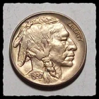 1937-S BUFFALO NICKEL Indian Head Lustrous w / Light Tone CHOICE BU FST  #1D66