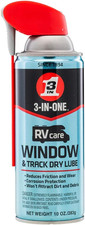 Rvcare Window  Track Dry Lube with SMART STRAW SPRAYS 2 WAYS, 10 OZ