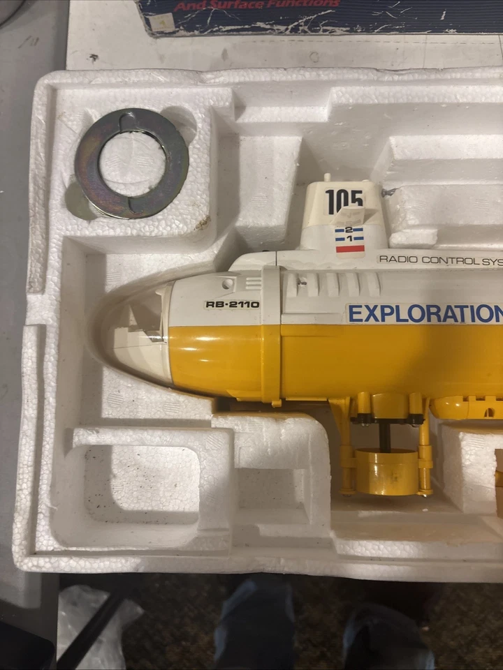 1983 NIKKO RC Exploration Submarine Sub 11400 in box Untested As Is - Image 2 of 4
