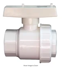 Everbilt 1-1/2 in. PVC Sch. 40 Single Union Slip x Slip. Ball Valve #1